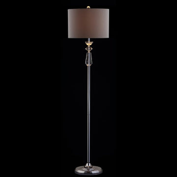 Layla 59.5" Crystal / Metal LED Floor Lamp - JONATHAN Y